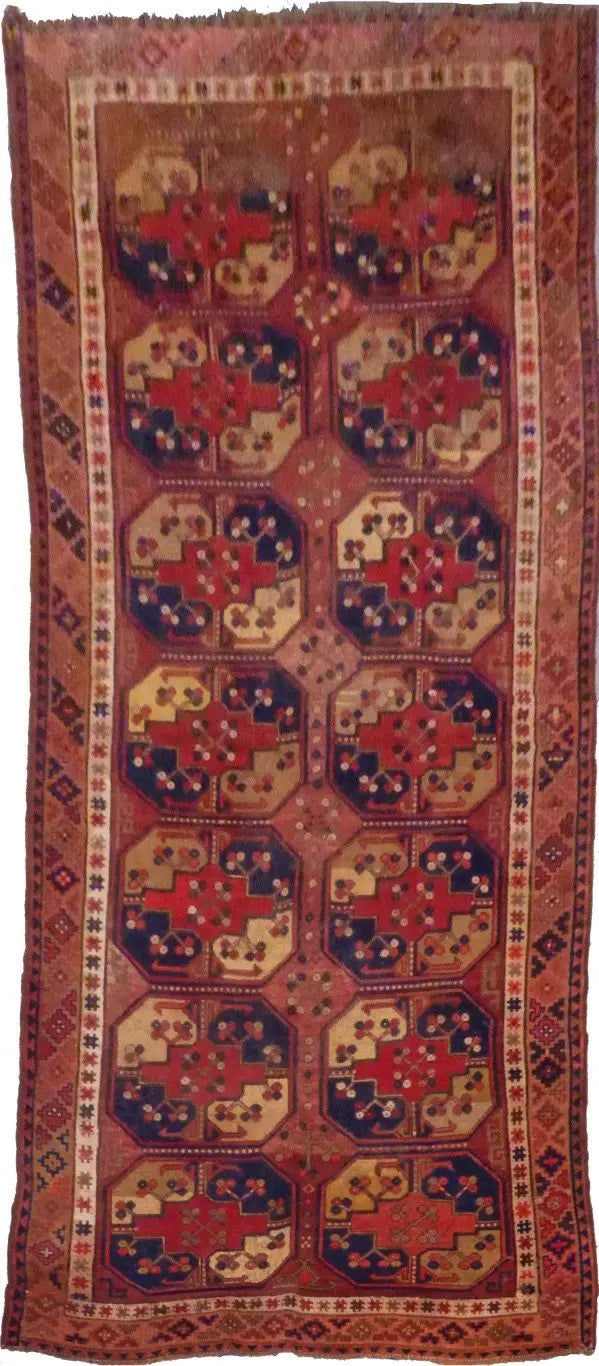 One Of The Kind Afghani Khotan Rug 5'0" x 9'11"